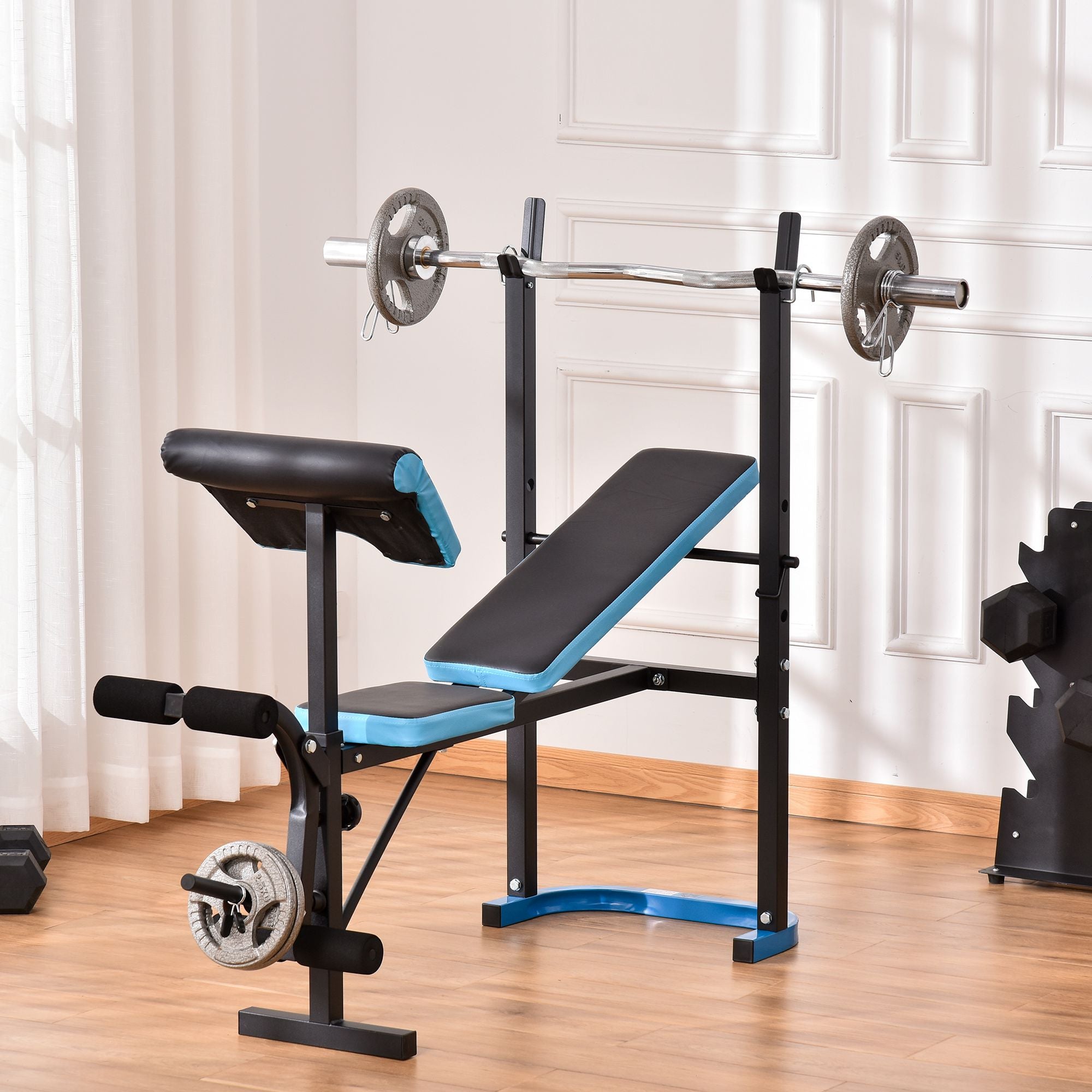 Weight bench with leg developer uk sale