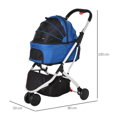 PawHut 2 In 1 Foldable Dog Stroller