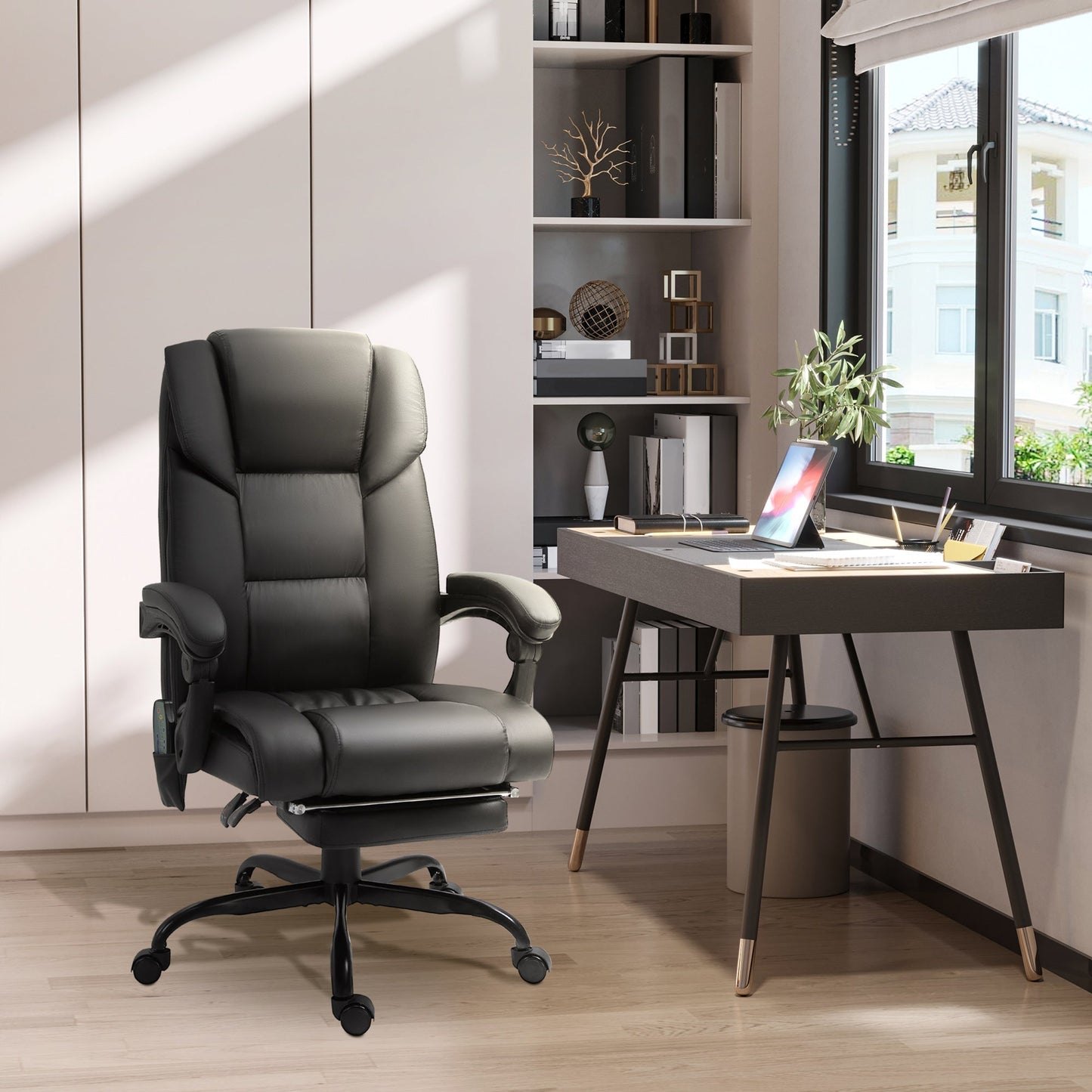 Vinsetto 6-Point Pu Leather Massage Office Chair