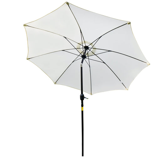 2.6M Umbrella Parasol-Cream White