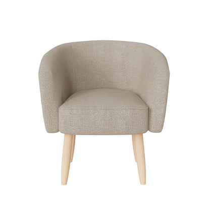 Florence  Chairs & Stool Wood & Fabric Beige