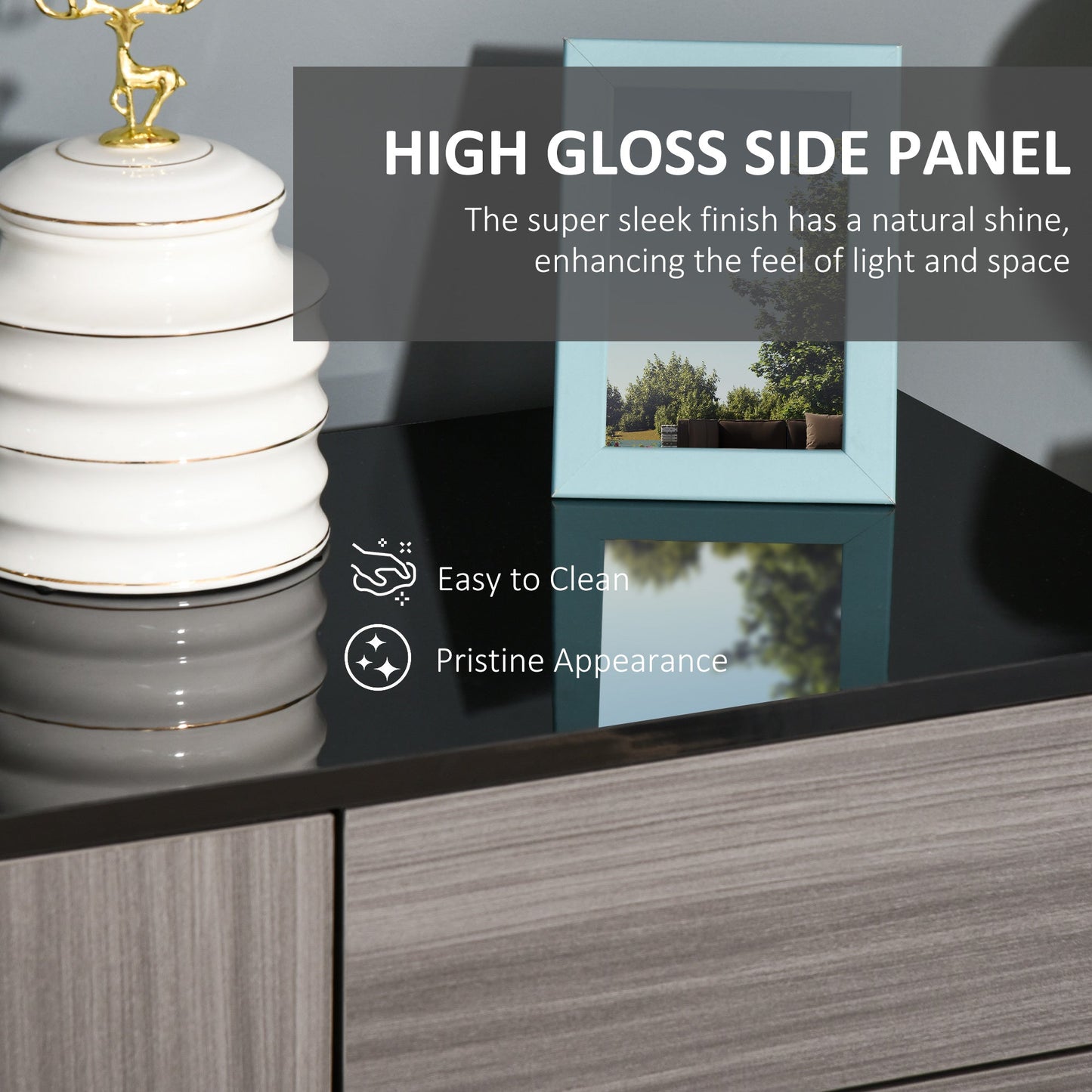 High Gloss Frame Sideboard