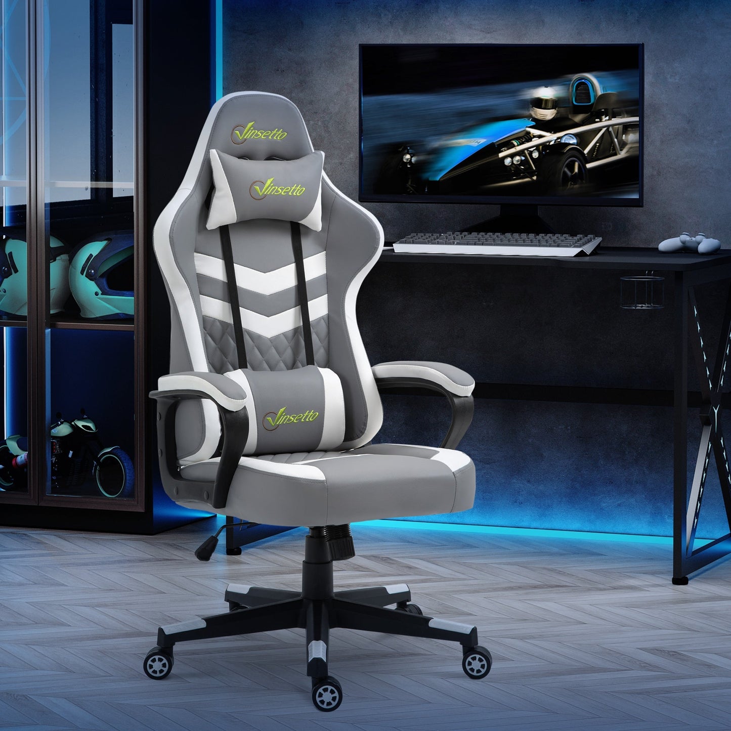 Vinsetto Racing Gaming Chair with Lumbar Support