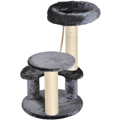 PawHut Cat Tree Kitty Scratcher Kitten Activity Center