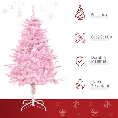 4 Foot Artificial Christmas Tree Holiday Xmas Holiday Tree Decoration with Automatic Open for Home Party