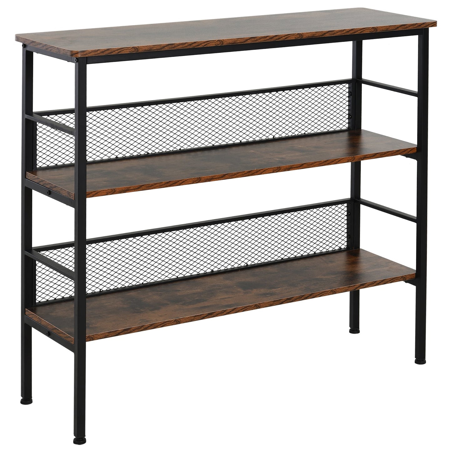 Industrial-Style Three Tier Shelf