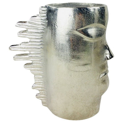 Scarthingwell Head Vase Aluminium Silver - 29cm