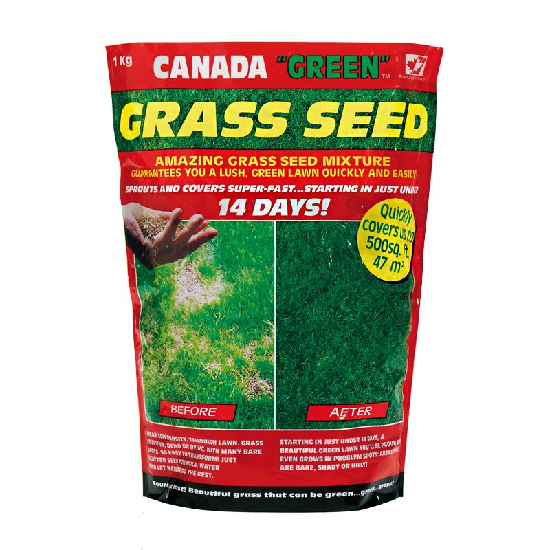 Canada Green Canada Green Grass Seed 1Kg 47 Square Metres Coverage