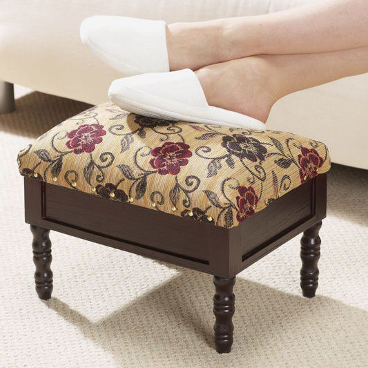 Greenhurst Classic Foot Rest Stool With Storage