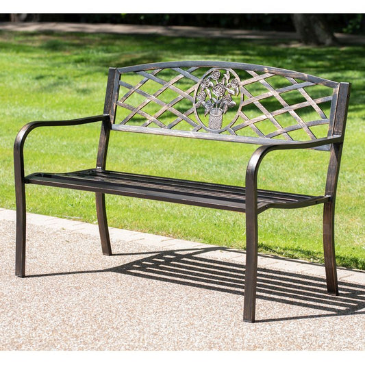 Greenhurst Coalbrookdale Garden Bench Bronze