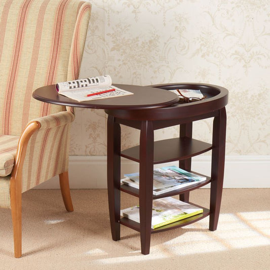 Greenhurst Swivel Top Table Mahogany