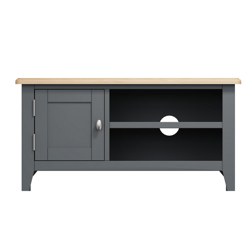 Norfolk Furniture Portchester TV Unit Oak Grey