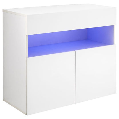 GFW Galicia Sideboard White 3 Doors 3 Shelves