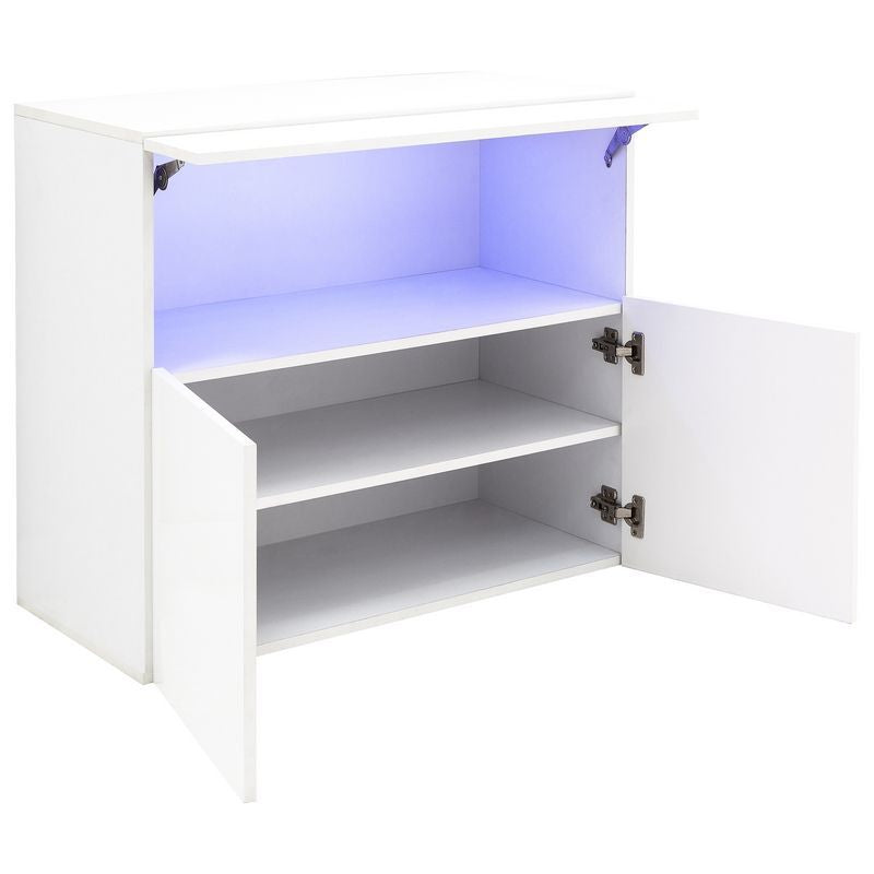 GFW Galicia Sideboard White 3 Doors 3 Shelves