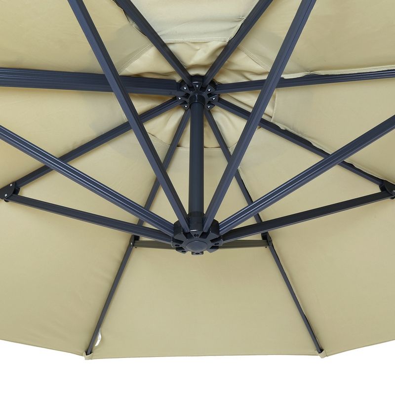 Wensum Cantilever Garden Parasol by Wensum - 3.5M Beige