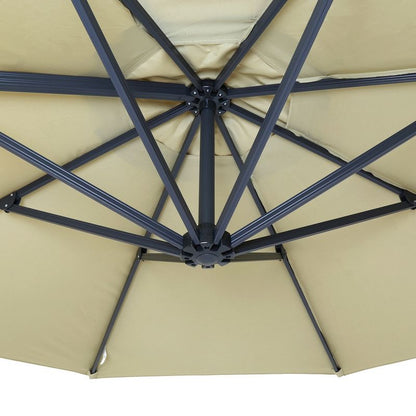 Wensum Cantilever Garden Parasol by Wensum - 3.5M Beige