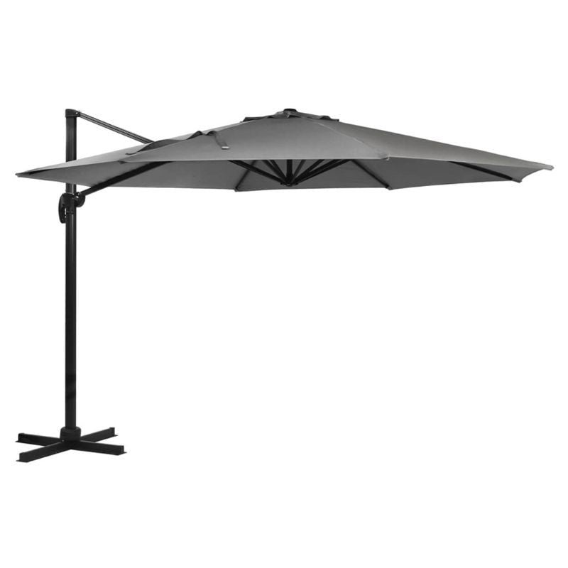 Wensum Cantilever Garden Parasol by Wensum - 3.5 x 3.5M Grey