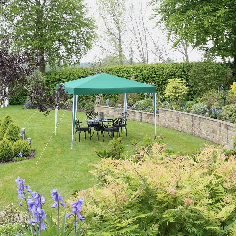 Wensum Garden Gazebo by Wensum with a 3 x 3M Green Canopy