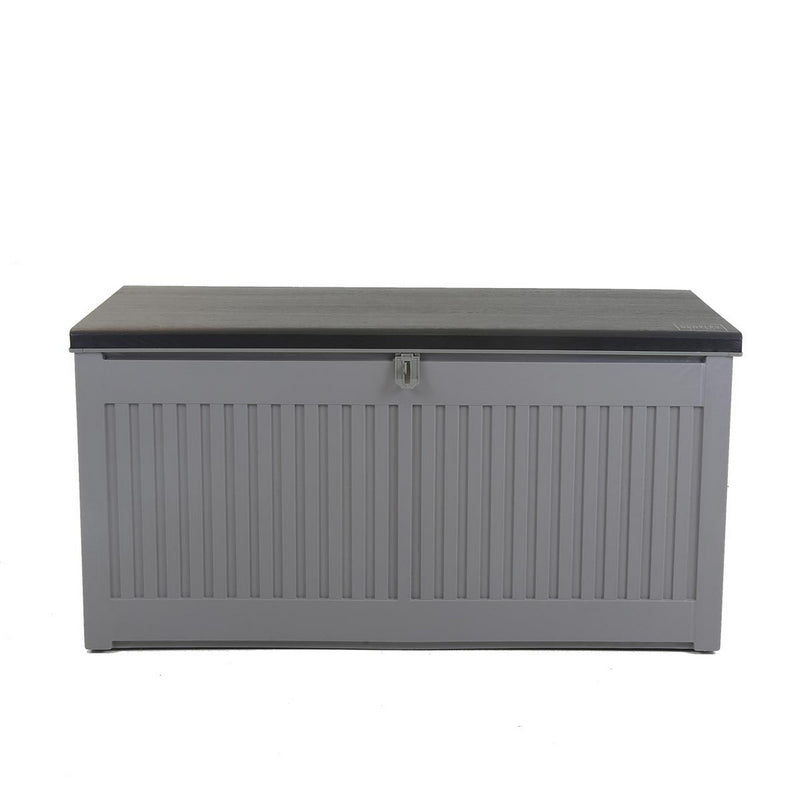 Wensum Plastic Outdoor Storage Box 190 Litres Extra Large - Grey & Black Essentials by Wensum