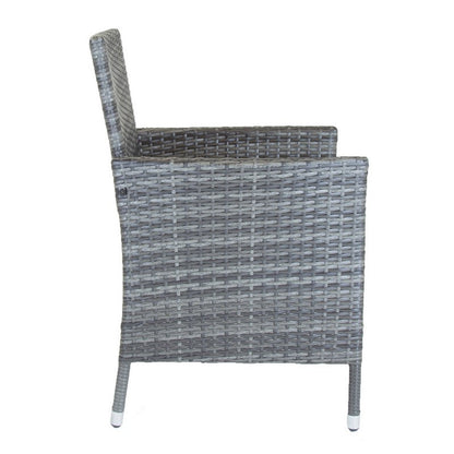 Napoli Rattan Garden Chair Set by Wensum - 2 Seats Grey