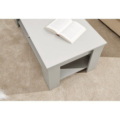 GFW Ember Extending Coffee Table Grey 1 Shelf 105cm