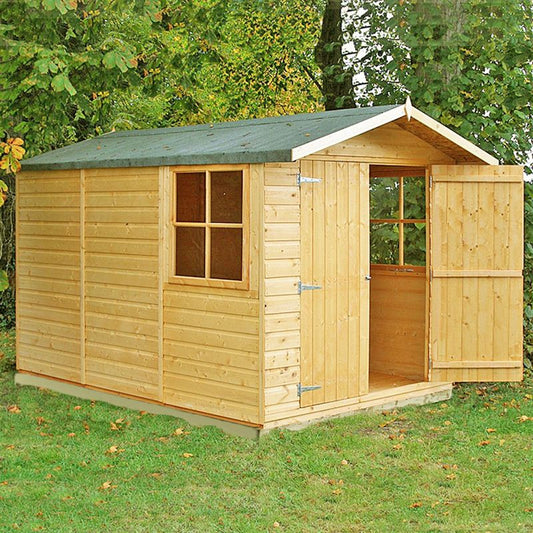 Shire Shire Guernsey 7' x 10' 11" Apex Shed - Premium Dip Treated Shiplap