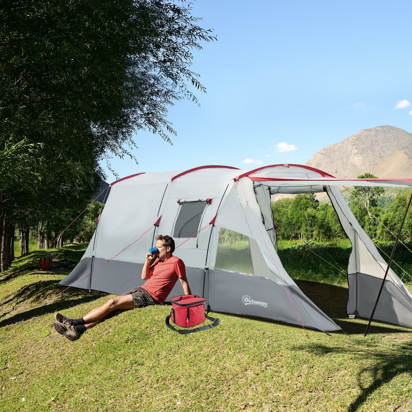 6-8 Person Tunnel Tent