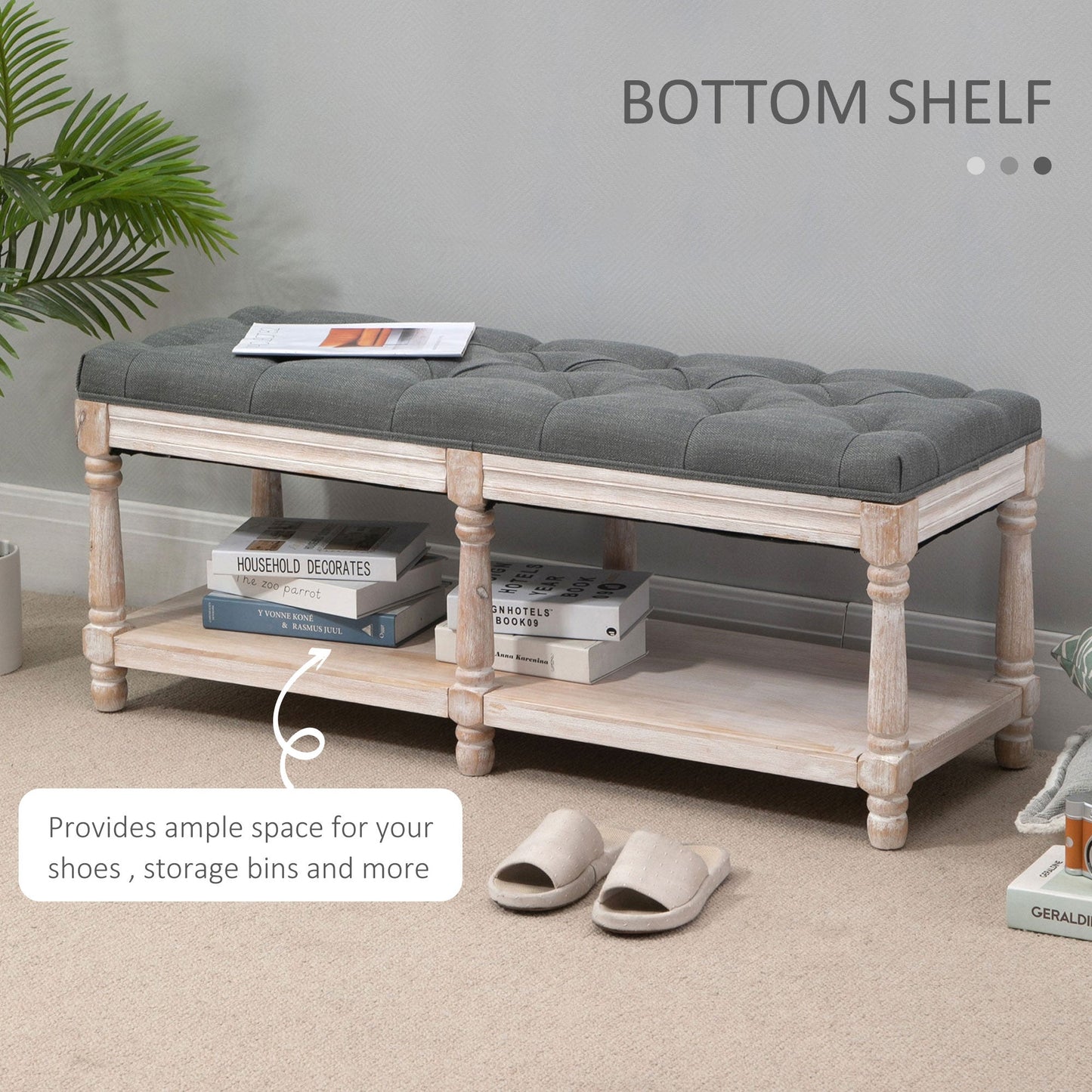 2-Tier Bed End Bench