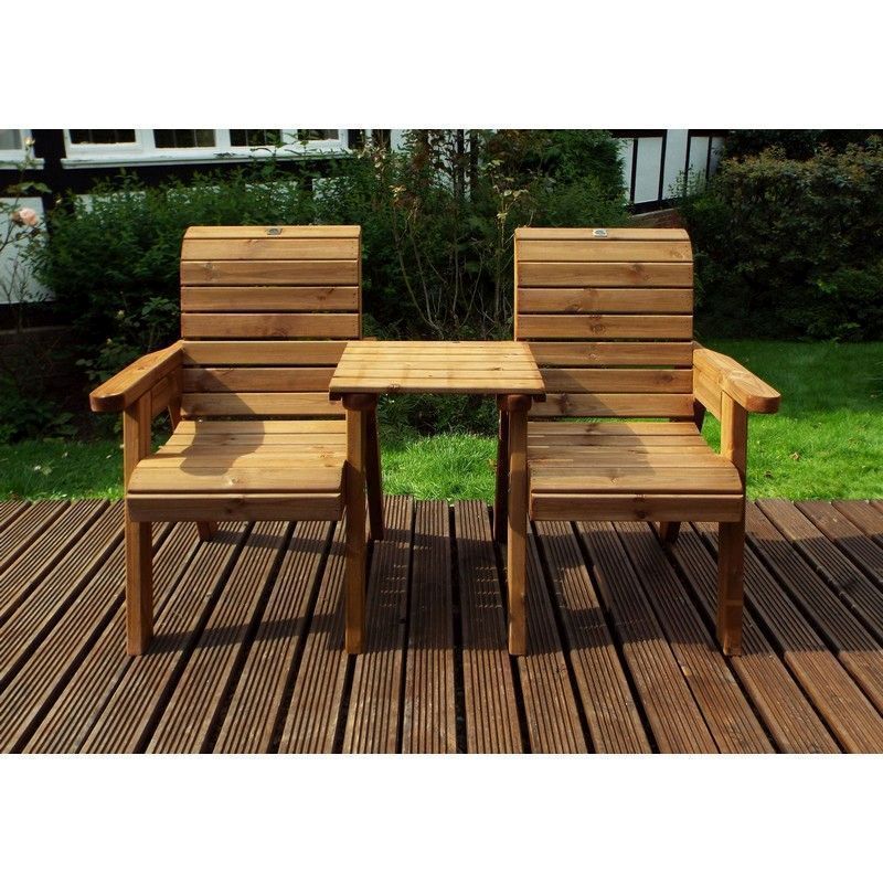 Charles Taylor Scandinavian Redwood Garden Tete a Tete by Charles Taylor - 2 Seats