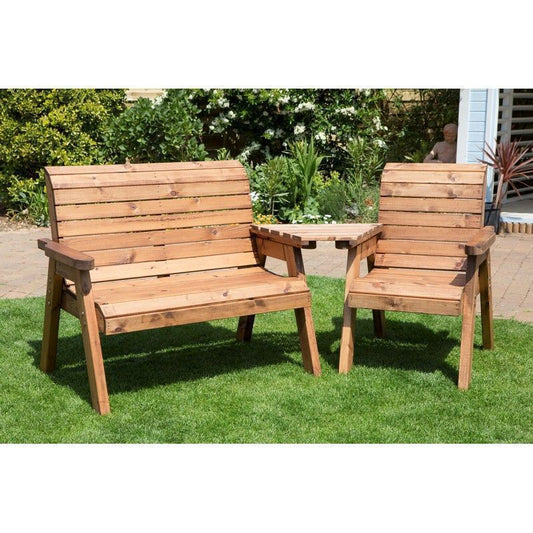 Charles Taylor Scandinavian Redwood Garden Tete a Tete by Charles Taylor - 3 Seats