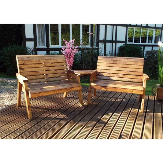 Charles Taylor Scandinavian Redwood Garden Tete a Tete by Charles Taylor - 4 Seats