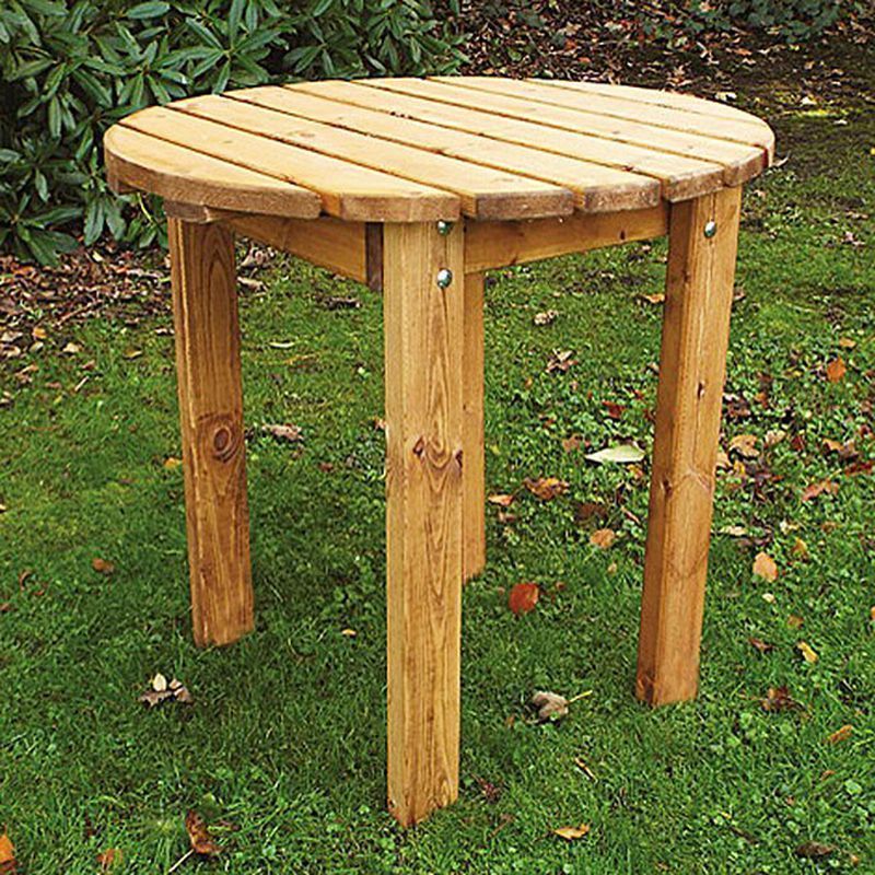 Charles Taylor Scandinavian Redwood Garden Square Table by Charles Taylor