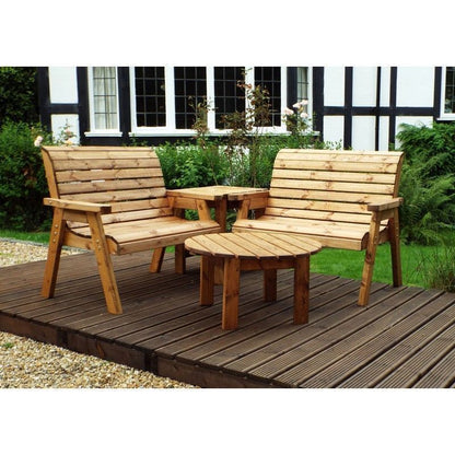 Charles Taylor Scandinavian Redwood Garden Patio Dining Set by Charles Taylor - 4 Seats