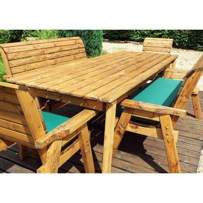 Charles Taylor 8 Seat Rectangular Table Combi Scandinavian Redwood Garden Furniture