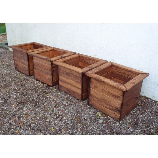 Charles Taylor Scandinavian Redwood Garden Planter Set by Charles Taylor