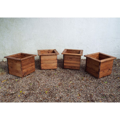 Charles Taylor Scandinavian Redwood Garden Planter Set by Charles Taylor