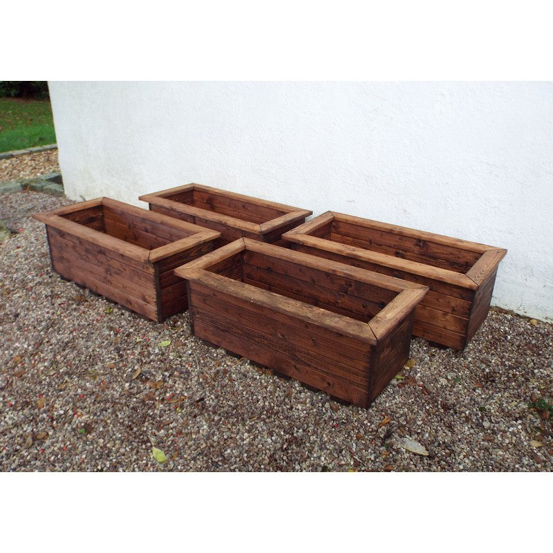 Charles Taylor Scandinavian Redwood Garden Planter Set by Charles Taylor