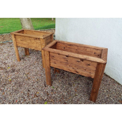 Charles Taylor Scandinavian Redwood Garden Planter Set by Charles Taylor