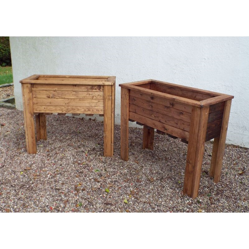 Charles Taylor Scandinavian Redwood Garden Planter Set by Charles Taylor