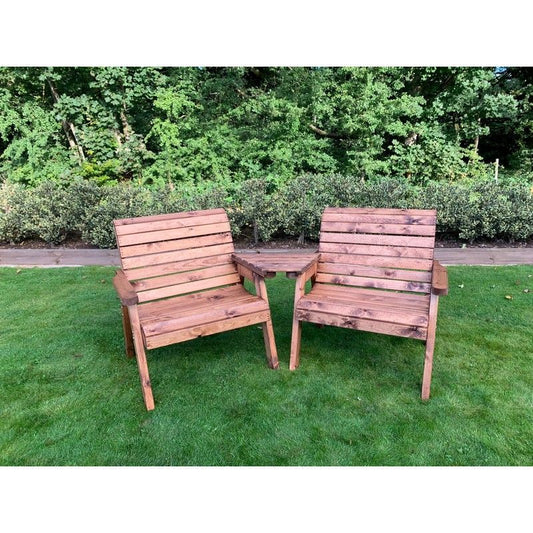 Charles Taylor Scandinavian Redwood Garden Tete a Tete by Charles Taylor - 2 Seats