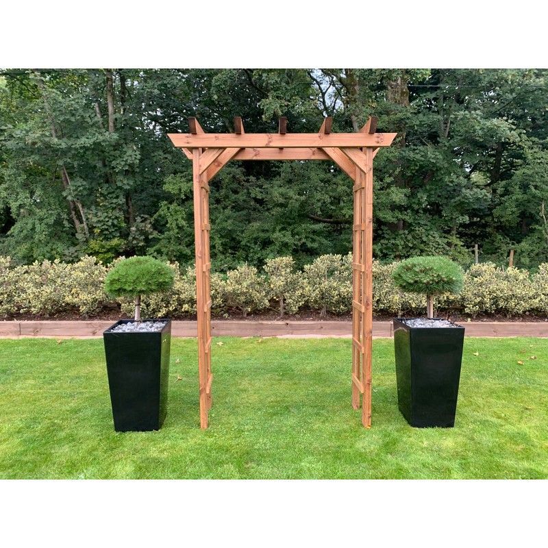 Charles Taylor Scandinavian Redwood Garden Arch by Charles Taylor