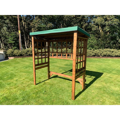 Charles Taylor Scandinavian Redwood Garden BBQ Shelter by Charles Taylor Green