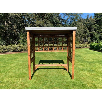 Charles Taylor Scandinavian Redwood Garden BBQ Shelter by Charles Taylor Grey