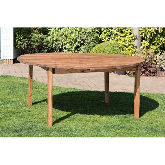 Charles Taylor Scandinavian Redwood Garden Circular Table by Charles Taylor