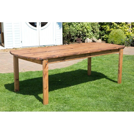 Charles Taylor Scandinavian Redwood Garden Oval Table by Charles Taylor