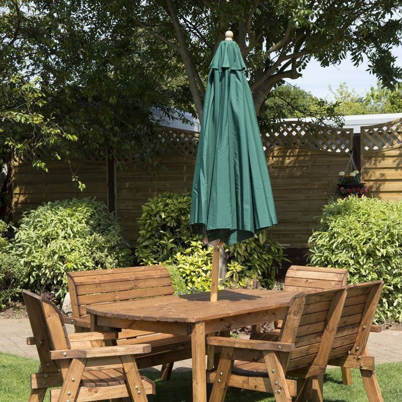 Charles Taylor 2.7 Metre Garden Parasol - Green