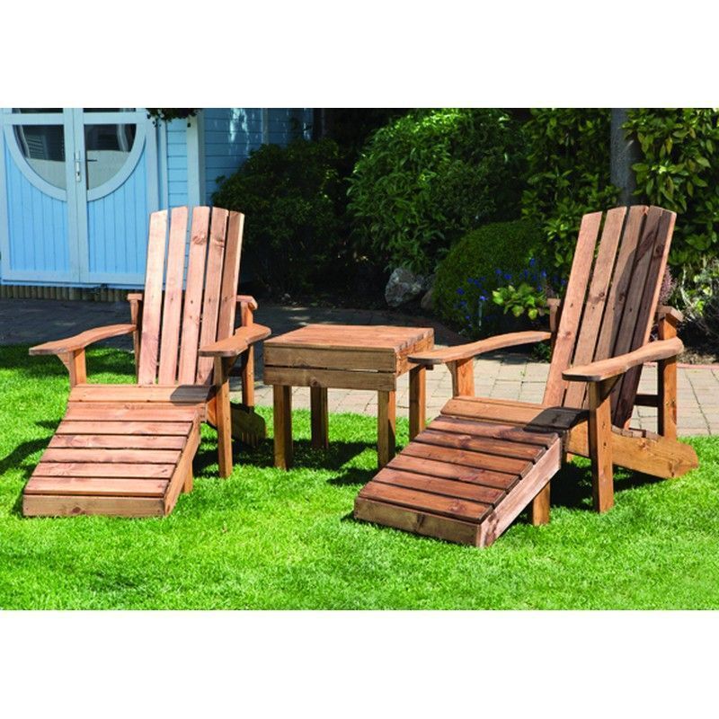 Charles Taylor Scandinavian Redwood Garden Relaxer Set by Charles Taylor - 2 Seats