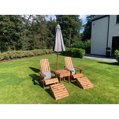 Charles Taylor Scandinavian Redwood Garden Relaxer Set by Charles Taylor - 2 Seats