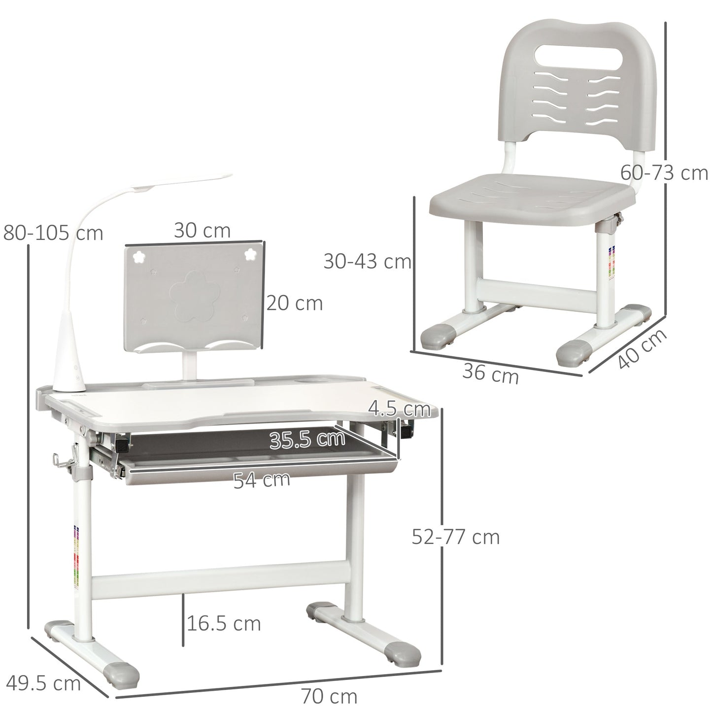 Kids Desk and Chair Set