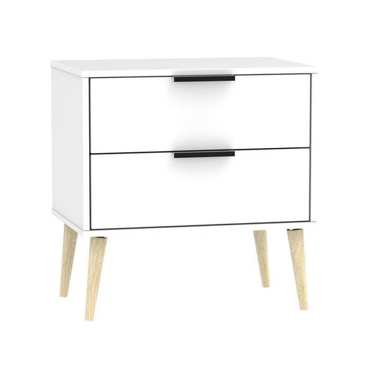 Swift Drayton Chest of Drawers White 2 Drawers